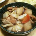 カズオリ's cooksnap of when they made タコと大根ごぼう白菜にんじん☆煮込み！.