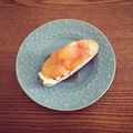 にゃにゃこ♪'s cooksnap of when they made ✿柿とクリームチーズのメープルトースト✿.