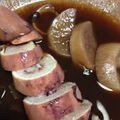 クックU195OT☆'s cooksnap of when they made 圧力鍋で超簡単！いか墨入りいか飯.