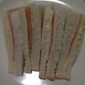 せつせつせつ's cooksnap of when they made 洗い物なし☆あっという間のハムサンド.