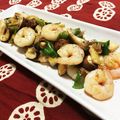 りけい。's cooksnap of when they made ヘルシーおつまみ　海老と茸の柚子胡椒炒め.