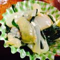 ＊fumi♪'s cooksnap of when they made 新玉ねぎとニラの酢味噌和え.
