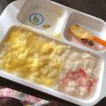 とろけい's cooksnap of when they made ☆シンプルにコーンパンがゆ☆離乳食中期.