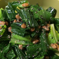 ぽんぽん72's cooksnap of when they made 彩りおかず＊ほうれん草と納豆のゆかり和え.