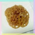 suchmos's cooksnap of when they made おいしくてやみつき。蓮根のきんぴら♪.