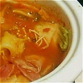 にゅーじーごじら's cooksnap of when they made 簡単☆一人鍋　～２度美味しいトマト鍋編～.