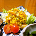 まりみぃ's cooksnap of when they made 南瓜と海老のさっぱりサラダ.