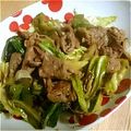 ぴかさーん's cooksnap of when they made 焼肉タレで簡単☆焼肉味の新玉ねぎ野菜炒め.