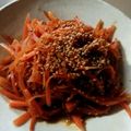 こもcafe's cooksnap of when they made 丁寧に作るにんじんのきんぴら.