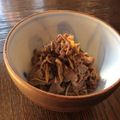 oyukidesu's cooksnap of when they made 牛肉のしぐれ煮.