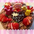 きぃママン's cooksnap of when they made ◆◇デコ◇◆苺のケーキ　誕生日に☆.