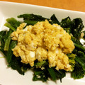 ＮａＲａＮｊａ's cooksnap of when they made ほうれん草と卵の炒めもの.