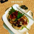 koomee's cooksnap of when they made 蓮根×きくらげ☆でモチモチつくね焼き♪.
