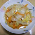 書セラピスト流香's cooksnap of when they made 白菜 玉ねぎ 卵の コンソメ醤油煮込み！.