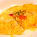 ゆゆぽんち's cooksnap of when they made トマト＆ベーコン＆チーズのオムレツ.