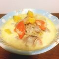 TMKEK's cooksnap of when they made かぼちゃと豚肉ミルク煮.