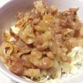 Hatchee88's cooksnap of when they made 簡単豚丼.