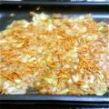 airi777's cooksnap of when they made もんじゃ焼き.
