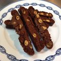 cookplage's cooksnap of when they made 福豆（炒り大豆）のチョコビスコッティ.