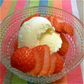 ティナたま's cooksnap of when they made いちごアイス乗せ.