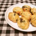 narimimama's cooksnap of when they made 海老と三つ葉の豆腐揚げ.