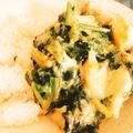 こりんごひまわり's cooksnap of when they made チキンとほうれん草＆青梗菜のクリーム煮♪.