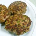 Satoco❋'s cooksnap of when they made 簡単！余ったセロリの葉でハンバーグ☆.