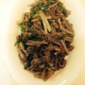midorun's cooksnap of when they made レンコンの青椒肉絲.