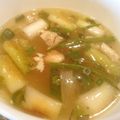 Enchan3's cooksnap of when they made 風邪予防☆ネギと生姜の薬膳スープ.