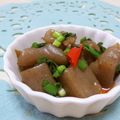 赤い電話's cooksnap of when they made こんにゃくのピリ辛炒め.