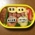 かいとママちゃん's cooksnap of when they made トッキュウジャーころころおにぎりキャラ弁.