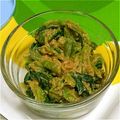 koomee's cooksnap of when they made 春菊のごまきな粉和え.