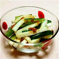 まあまま☆0403's cooksnap of when they made きゅうりとはんぺんの梅和え.