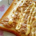ぁ-たん's cooksnap of when they made 簡単♪ ツナマヨチーズの絶品トースト☆.