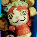 う～ひゅ～ママ's cooksnap of when they made キャラ弁☆節分★鬼ジバニャン！全身立体弁.