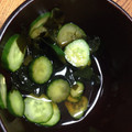 sino紫野's cooksnap of when they made 定番！きゅうりとわかめの酢のもの….