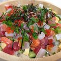 ぽん太の嫁's cooksnap of when they made 海鮮ちらし寿司パーティー.