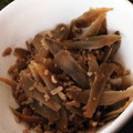 machoc's cooksnap of when they made ごぼうと挽肉の甘辛炒め.