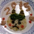 ブルーベリー1225's cooksnap of when they made 節分 鬼さんプレート☆離乳食.