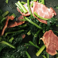 クックJYUHST☆'s cooksnap of when they made ほうれん草の塩胡椒炒め.
