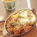 ナベタケイコ's cooksnap of when they made 食パンでパングラタン.