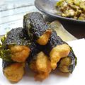 凝り性飽き性's cooksnap of when they made 鶏ミンチとレンコンの磯辺揚げ.