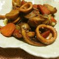 時花菜's cooksnap of when they made いかと里芋✿こっくり煮.