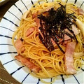ブランクダイバー's cooksnap of when they made ベーコンときのこの和風パスタ.