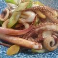 みい５２１２'s cooksnap of when they made イカとねぎのにんにくバター醤油炒め.