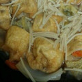 ゆきんこダケ's cooksnap of when they made お揚げが主役♡豚と大根の信田巻き鍋♪.