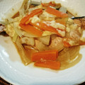 w_moon's cooksnap of when they made レンジで簡単！鮭と野菜のマヨポン蒸し.