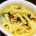 なちゅ陣's cooksnap of when they made ズボラ飯。すき焼きうどん♪.