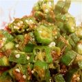 ゆづきうな's cooksnap of when they made オクラの胡麻炒め.
