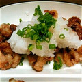 手作り★ママ's cooksnap of when they made 豚肉の唐揚げ大根おろしのせ.